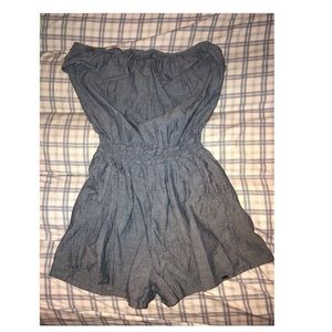 Jean romper NEVER WORN